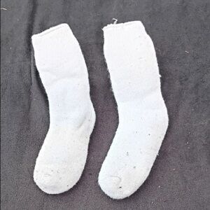 Men's Athletic Crew Socks — White